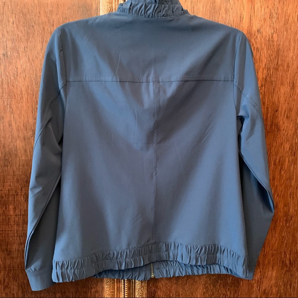 Weekends By Chicos Lightweight Jacket Front Zip G… - image 7